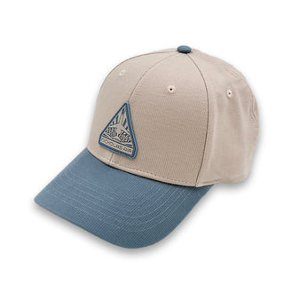 NICHOLAS AIR Bedford Cord Hat- Natural & Stone Blue