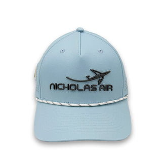 NICHOLAS AIR Performance Golf Hat- Light Blue