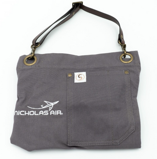 NICHOLAS AIR Grill Apron - Brown with Leather Straps