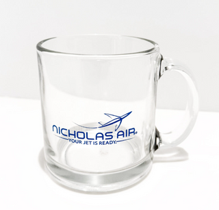 NICHOLAS AIR Executive Glass Coffee Cup