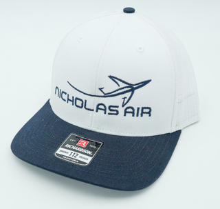 Richardson Hat - White & Navy